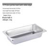 Stainless Steel Rectangular Food Pan