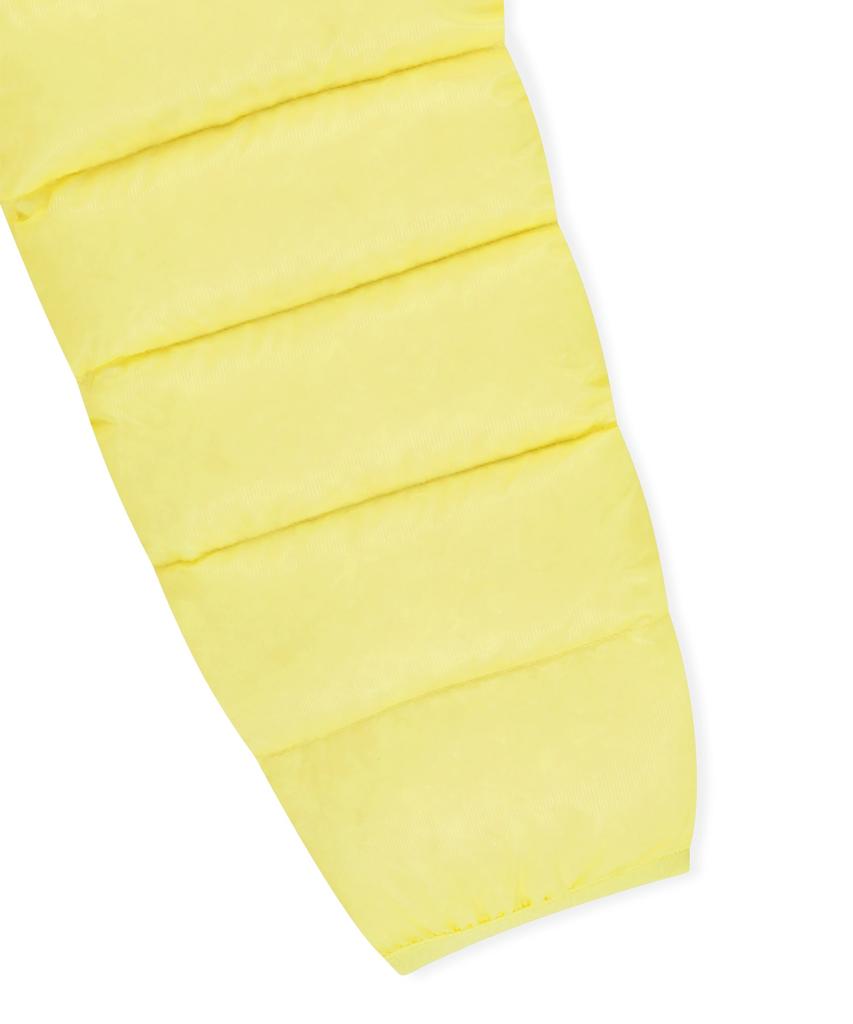 Sunlovetour Hooded Fly Light Down Jacket Yellow