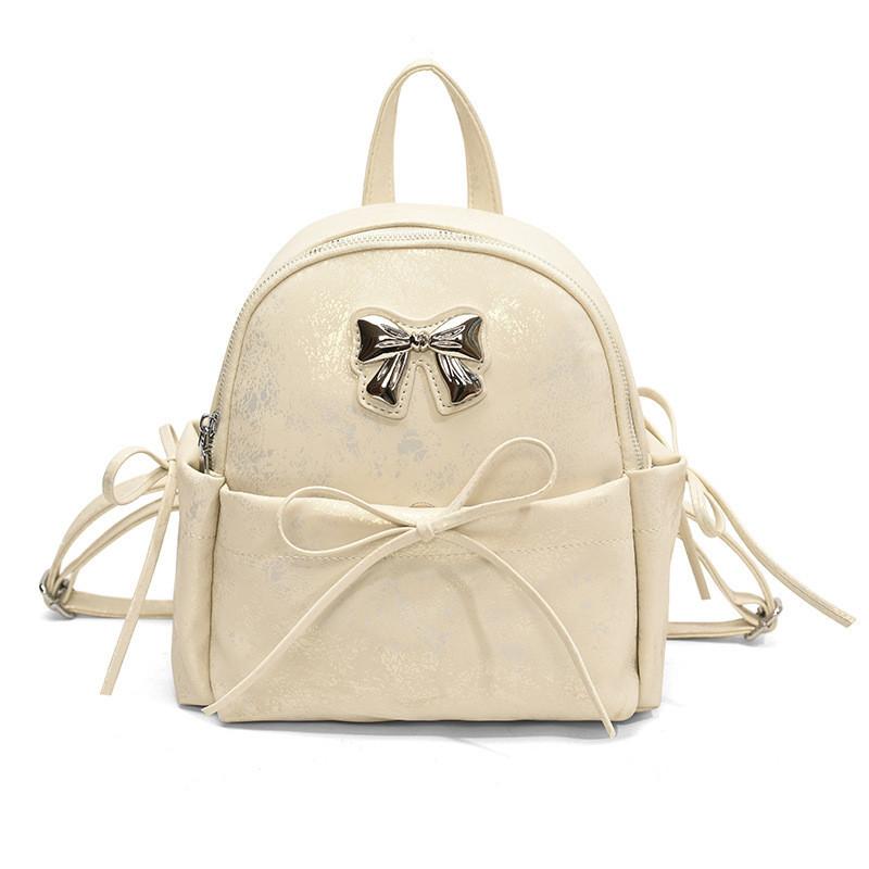 

IELGY Рюкзак, модный нишевый дизайн, портативная корейская версия школьного ранца, повседневный и легкий дорожный рюкзак. бежевый