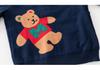 Boys' Cartoon Bear Knit Cardigan Sweater - Spring Style