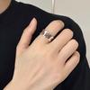 Tianshi Adjustable S925 Sterling Silver Retro Taoist Energy Ring for Men and Women