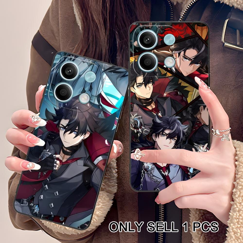 Game GI Wriothesley Matte TPU Mobile Phone Case for POCO M7 M6 M5 M4 M3 X7 X6 X5 X4 X3 Pro GT 5G Colorful Printing Cover