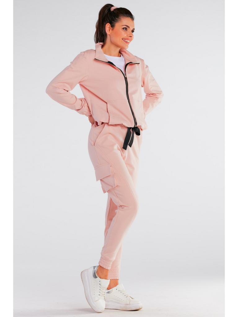 Cargo sweatpants, pink L/XL