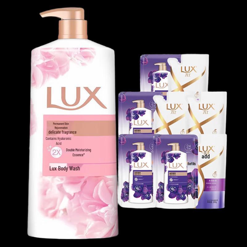 LUX Moisturizing Shower & Hair Care Bundle