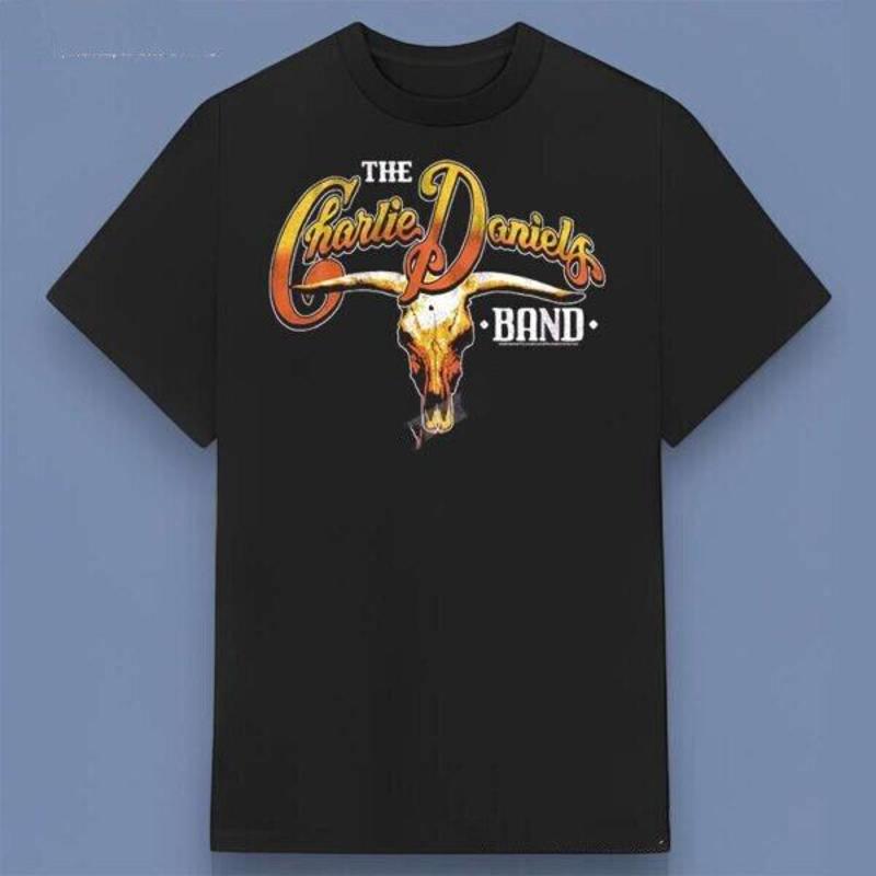 NEW Charlie Daniels Band Skull Unisex T Shirt Perfect Gift For Friends Family