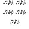 Good-30 Pcs Music Notes Themed Cupcake Topper Paper Cake Inserts Card Wedding Cake Topper Decoration
