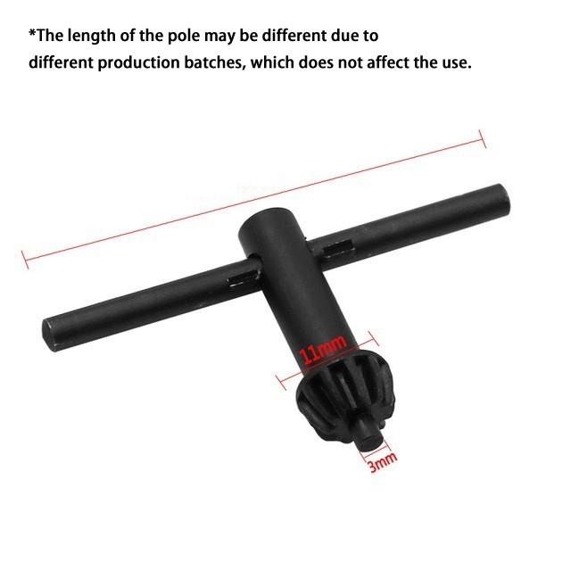 Clé de Mandrin de Perceuse 0.3-4mm 1pcs Accessoire Noir Équipement de Mandrin
