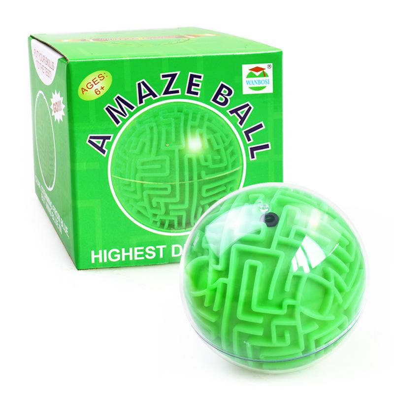 Grenzüberschreitender Labyrinthball 3D Mini Magischer Intelligenzball Magischer Dreidimensionaler Labyrinth Fliegende Untertasse