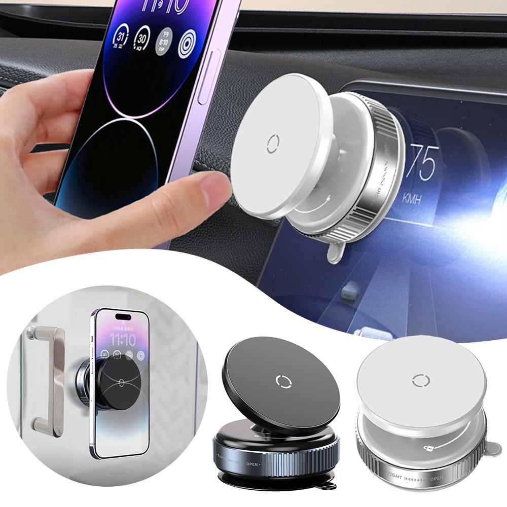 1/5PCS Upgraded Vacuum Magnetic Car Phone Holder 360° Reinforced Ultra Suction Cup Phone Holder Universal Car Phone Mount Holder