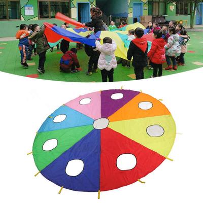 Kids Rainbow Umbrella Whack A Mole Game Kindergarten Outdoor Interactive Sports Fun Preschool Group Team Activity Toy
