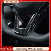 Car Steering Wheel Covers Trim Sticker for Nissan X-Trail T32 Rogue Kicks 2017- Qashqai J11 Altima Micra Leaf Sentra