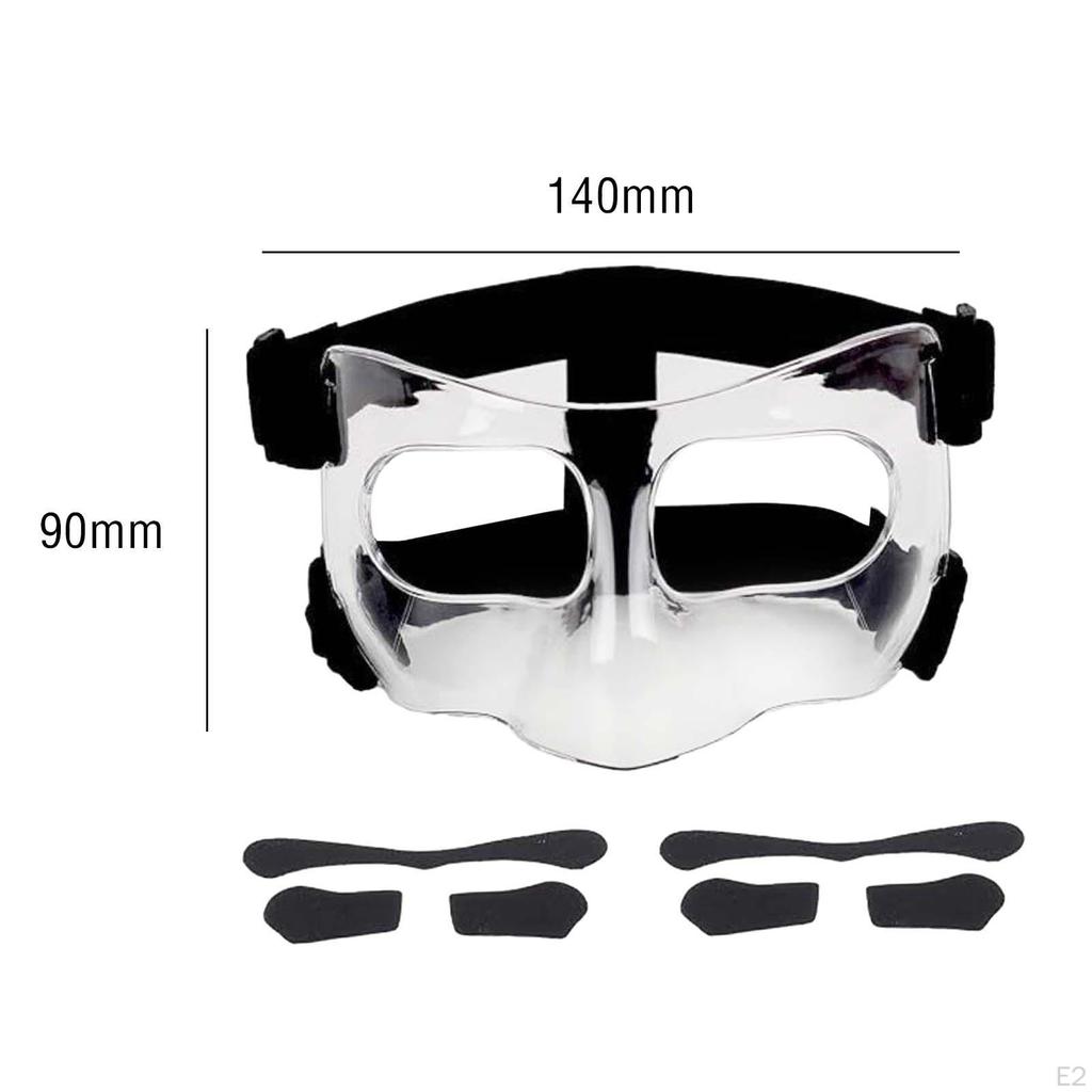 Basketball Face Mask for Sports, Versatile Nose Guard, Reusable