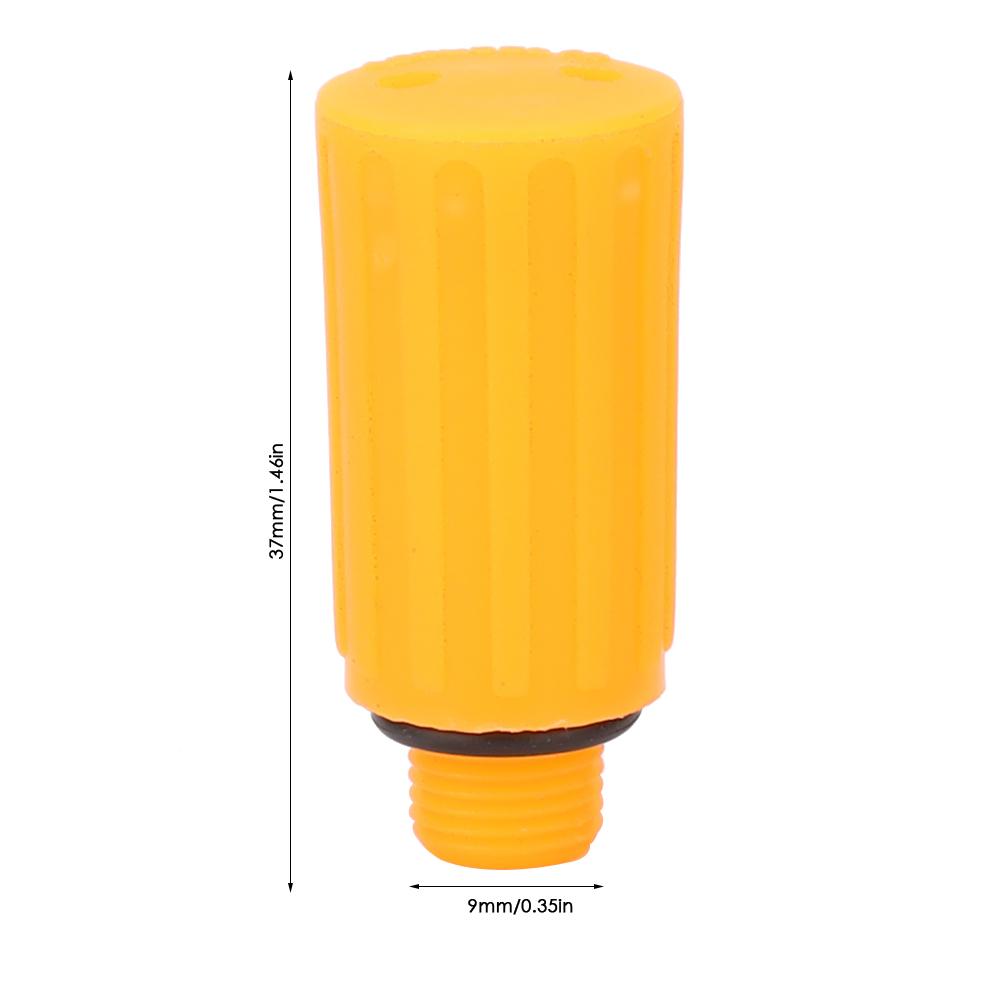 5pcs 9mm Orange Breathing Rod Vent Cap Air Compressor Pump Accessories