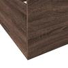 Bed Frame with Drawers Brown Oak Effect 75 X 190 Cm