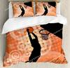 3D Print Basketball Duvet Cover King for Teen Boys Kids Fire Water Sports Bedding Set Microfiber Ball Game Quilt Cover