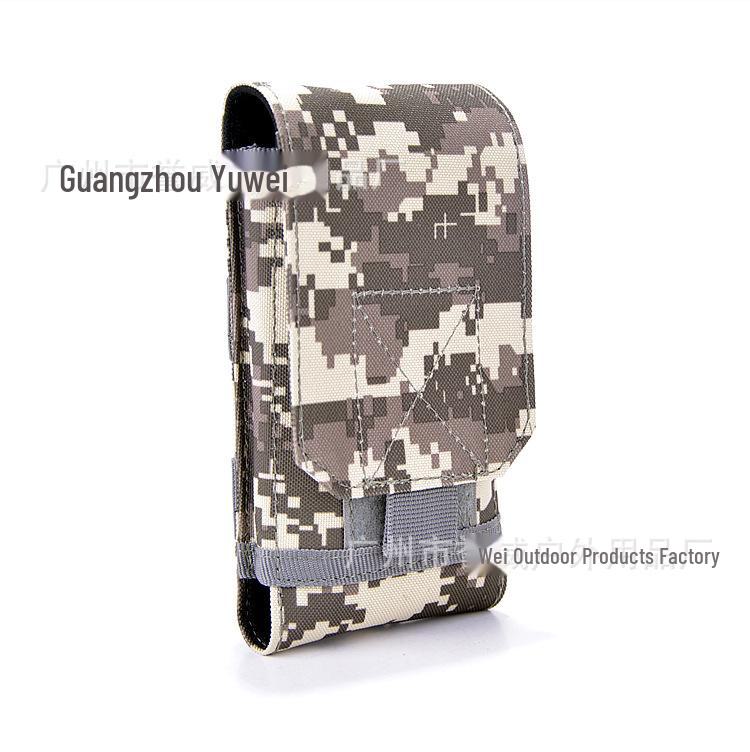 Geantă de talie tactică pentru telefon, tip camuflaj, pentru bărbați, pentru exterior - accesoriu cu husă multifuncțională.