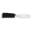 Broken Hair Sweeping Brush Silver Plating Face Neck Dust Cleaning Brush Hairdressing Tool