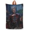 Astarion B-Baldurs Game Gate Flannel Blankets Vampire Character Awesome Throw Blanket Bedspreads 200x150cm Rug Piece Super Warm