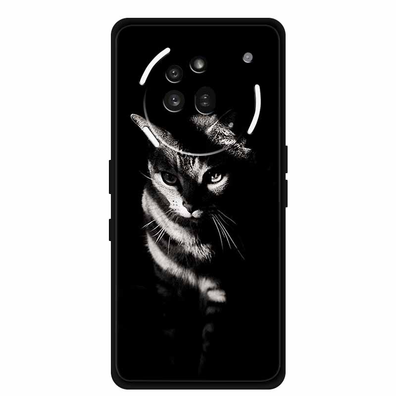 For Nothing Phone 3A Pro Case 3 A Pro Phone Cover Wolf Black Silicone Soft Coque For Nothing Phone3A Pro Back Cover Case 3APro