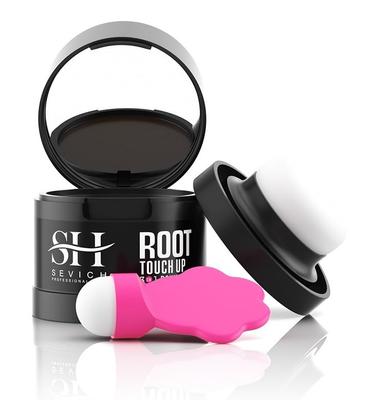 Root Touch Up 2.0, Black - Instantly Conceals Hair Loss, Hairline Powder, Hair Shadow Toppers for Women & Men Thinning Gray Hair, Windproof & Sweatp