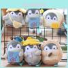 Adorable Cute Little Penguin Plush Toy Keychain Soft Cartoon Animal Bag Accessory