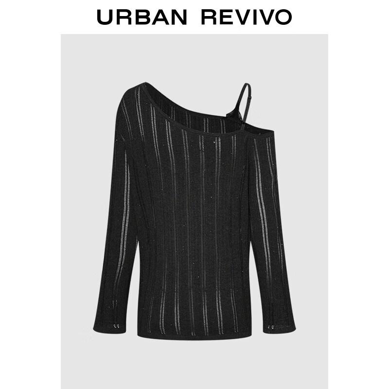 Women's Sequin Knit Off-Shoulder Top