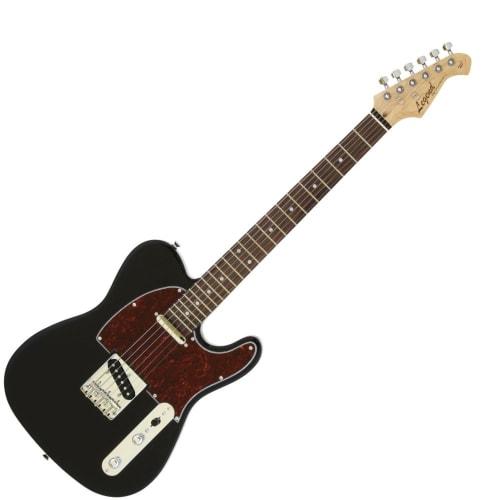 [Recommended for Beginners!] LEGEND LTE-Z TT Black Electric Guitar, Telecaster Style