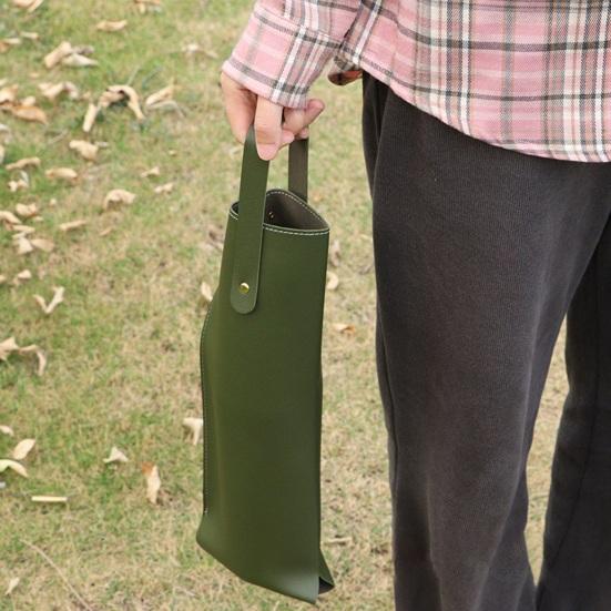 Wine Packaging Bag Fake Leather Wine Tote Carrier Stylish Wine Bottle Protective Bag with Handle for Party