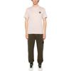 Stone Island SS25 Logo Embroidered Comfortable Simple Crew Neck Short Sleeve T-Shirt Men T-Shirts K1S1521000-39S0013-V0082