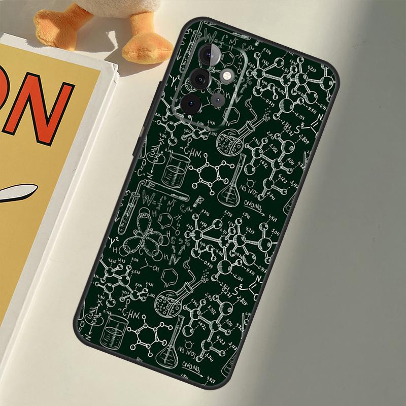 Science Chemistry Caffeine For Samsung Galaxy A26 A16 A06 A56 A36 A05 A22 A32 A52 A54 A34 A14 A55 A15 A53 A33 A35 Case