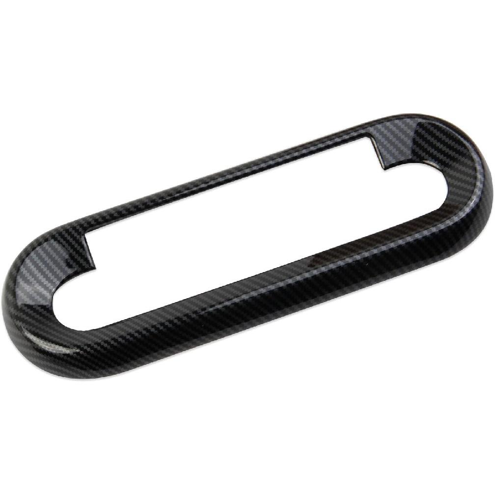 Crosselec Carbon Fiber Style Center Console Air Conditioner Switch Knob Panel Cover Trim Accessories for 2025 Mini