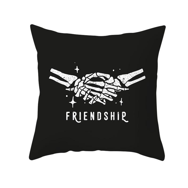 Sofa Cover Pillowcase Car Cushion Throw Home Decor Halloween Skull