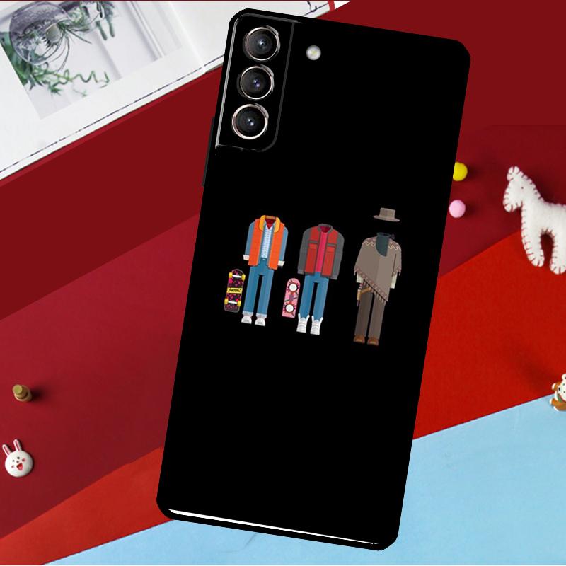 Back To The Future Funda For Samsung Galaxy S25 S24 S21 S22 S20 Ultra S9 S10 Plus S23 FE S24 FE Phone Case