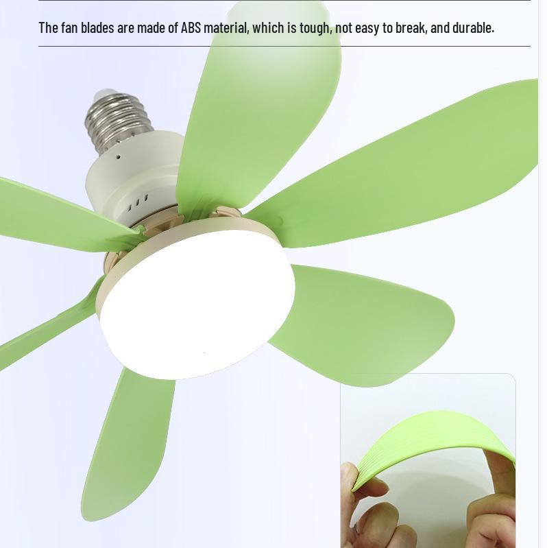 E27 Screw Base Flower-Shaped Fan Lamp Silent Small Standard Version