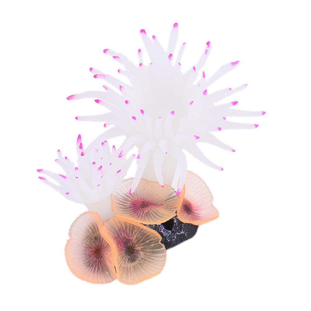 Simulation Silicone Coral for Aquarium Fish Bowl Decoration