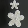 10 Pcs Handmade Sewing Patches Imitation Pearls Flower Patches for Clothing Jeans Hat Bag Lovely Decorative Patches