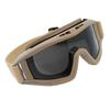 Desert Locust Goggles Desert Locust Brille, winddicht, sanddicht, Outdoor-Brille mit 2 Linsen, Khaki