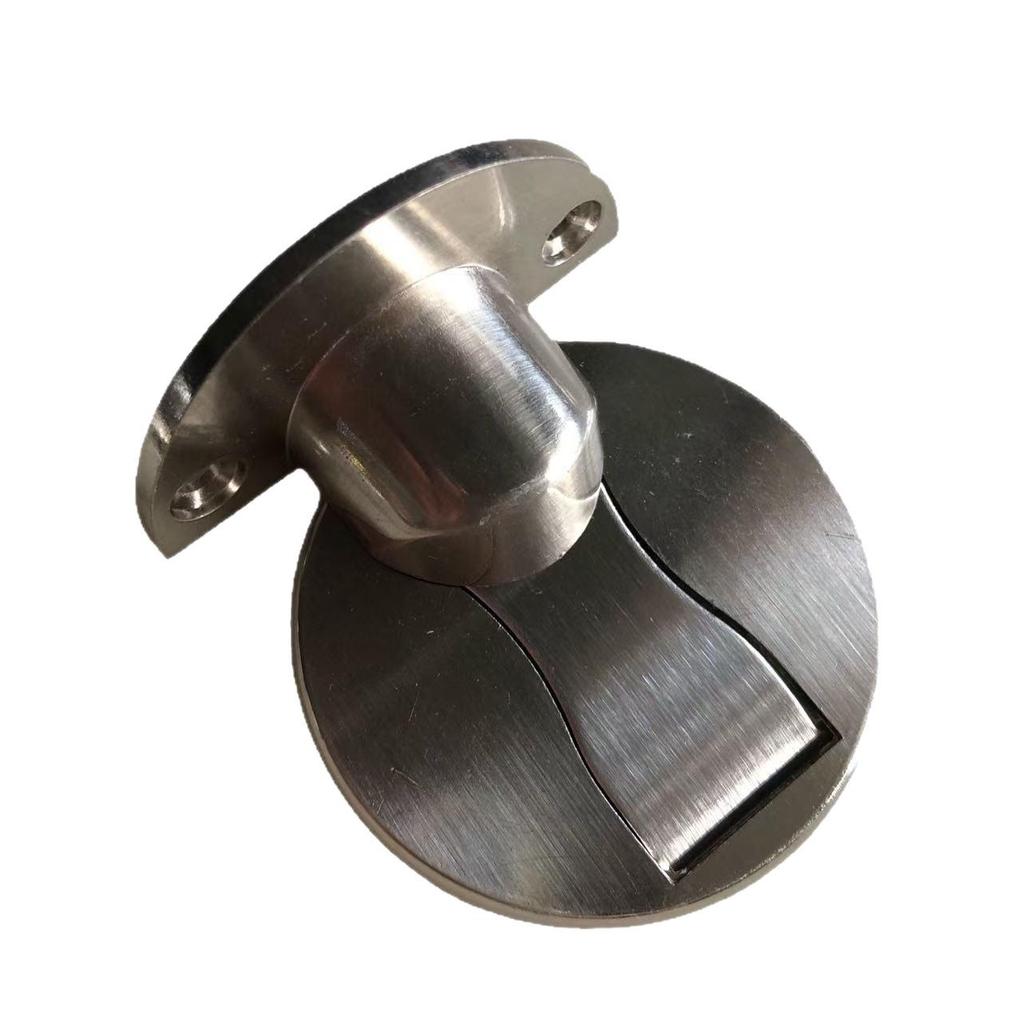 Invisible Zinc Alloy Anti-Rust Magnetic Floor Door Stop with Glue.