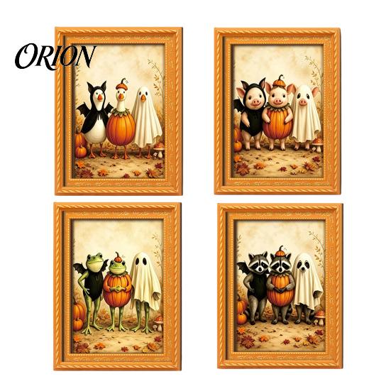 Autumn Home Decorations Wooden Black Cat Fridge Magnet, Seasonal Cartoon Kitchen Bathroom Decor, Spooky Gifts Cute Theme Photo Frame Magnets, Fun Gift