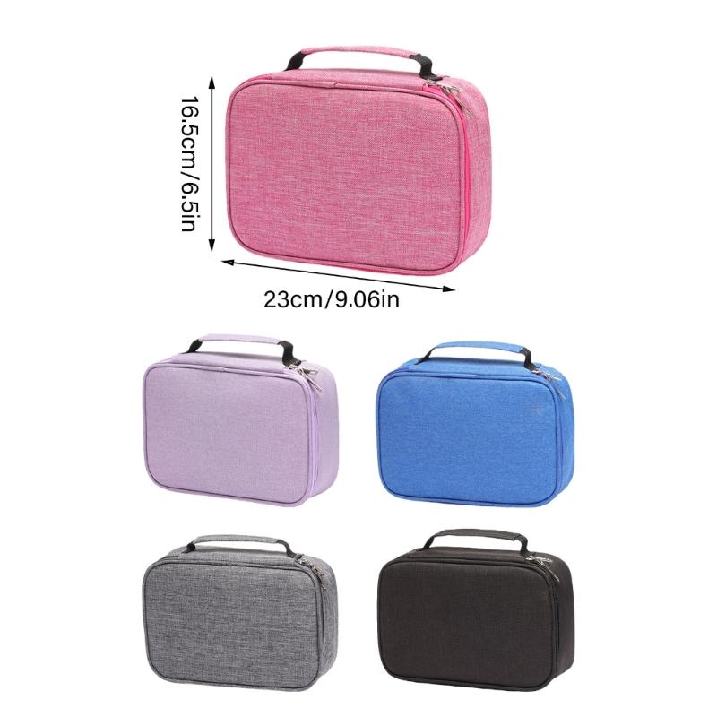 High Capacity Pen Case Multifunctional Pen Pouches 72 Slots Colored Pencil Bag With 2 Removable Sleeves Portable Pen Bag