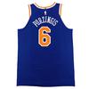 Nike X NBA Collaboration New York Knicks Porzingis Fashion Comfortable Soft Skin-Friendly Basketball Jersey Unisex jersey Blue 863032-495