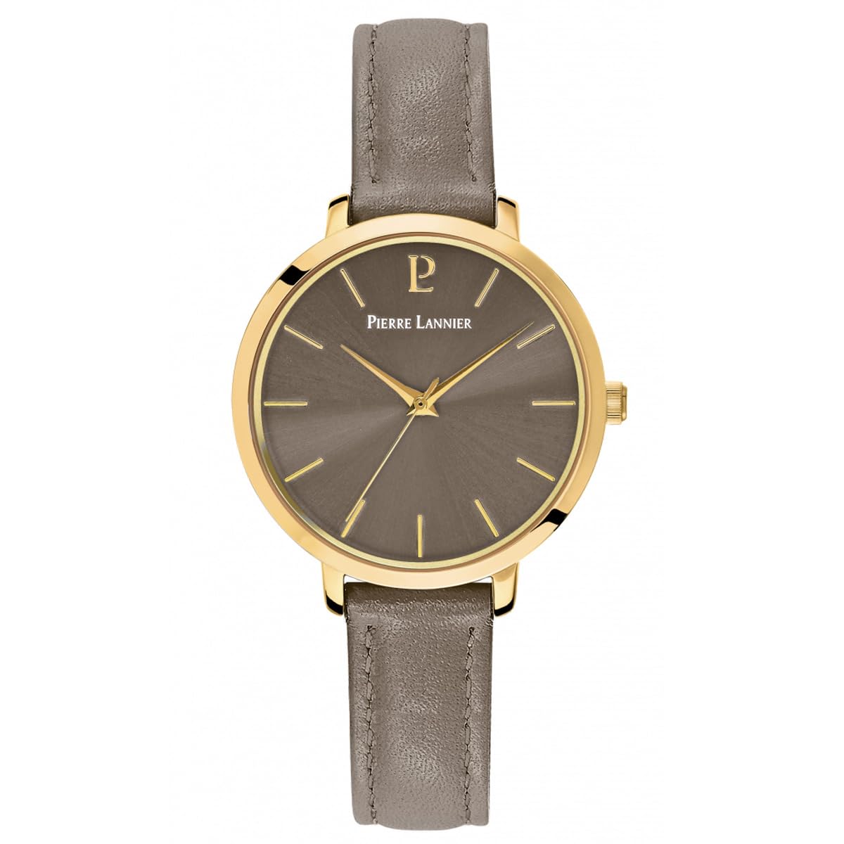 

Часы Pierre Lannier Brand Simple Analog с водонепроницаемым кожаным ремешком Small Chouquette Imported [Pierre Lannier] женские [Обычный продукт] (Серый) серый