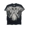 2000er Neues amerikanisches Retro lässiges HipHop Gothic Print Damenbekleidung Mode T-Shirt Street Kurzarm Damen und Herren y2K Tops