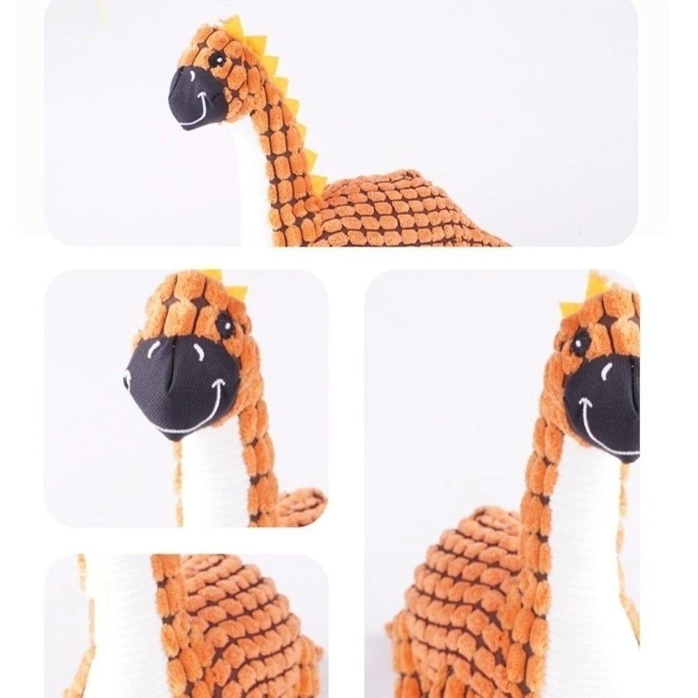Dinosaur Shape Dog Chew Toys Bite-Resistant Puppy Molar Toy Dog Interactive Toys  for Cat Puppy