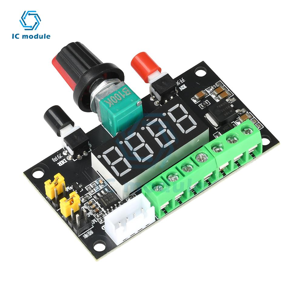 12V 24V Schrittmotorsteuerung mit PWM-Pulssignalgenerator, Umkehrbare Drehung & Geschwindigkeitsregelung für die Automatisierung