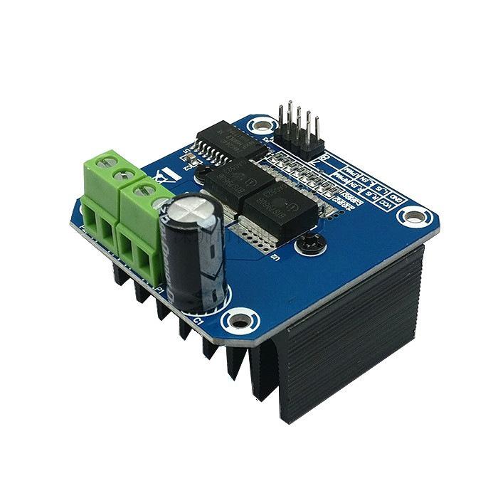 High-Power 43A BTS7960 Motor Driver Module with Current Limiting Control for Semiconductor Cooling.