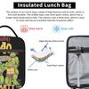 Teenage Turtles Pizza Party Insulated Lunch Bag Ninja Turtles Meal Container Cooler Bag Tote Lunch Box School Storage Bags