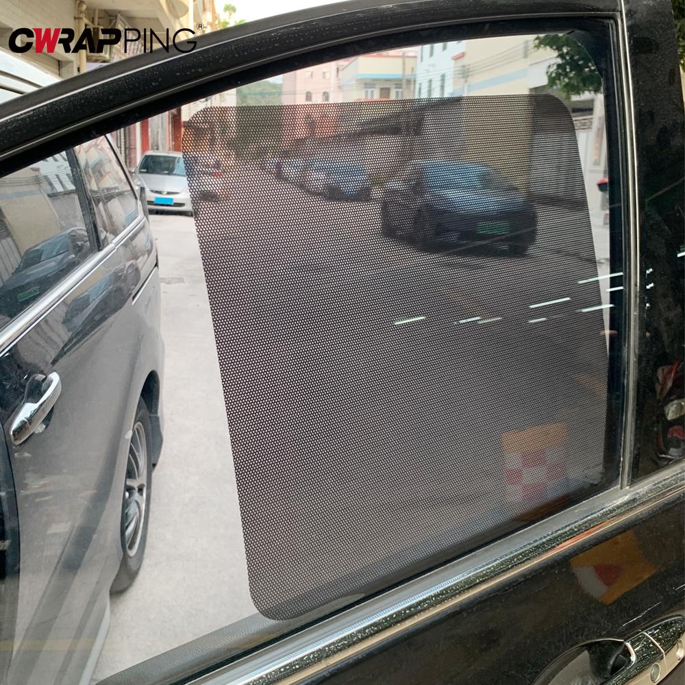 Car Sunshade Stickers Static Electrostatic Window Visor Decorative Stickers Sun Block for Car Windows Side Blocks Cover Films
