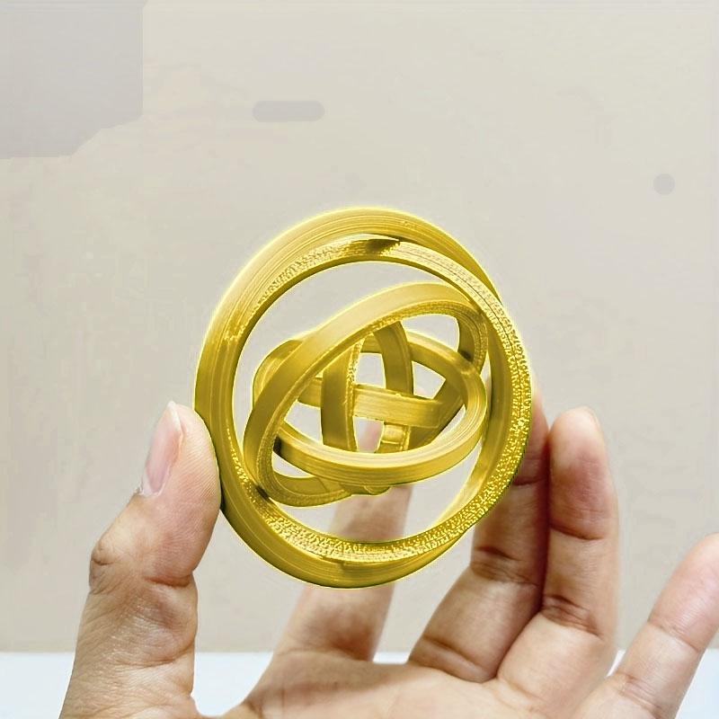 

3D Printed Spiral Stress Ease Disk Creative Game Ring Interstellar Novelty Plaything For Kids Stress Ease Tool 6 rings