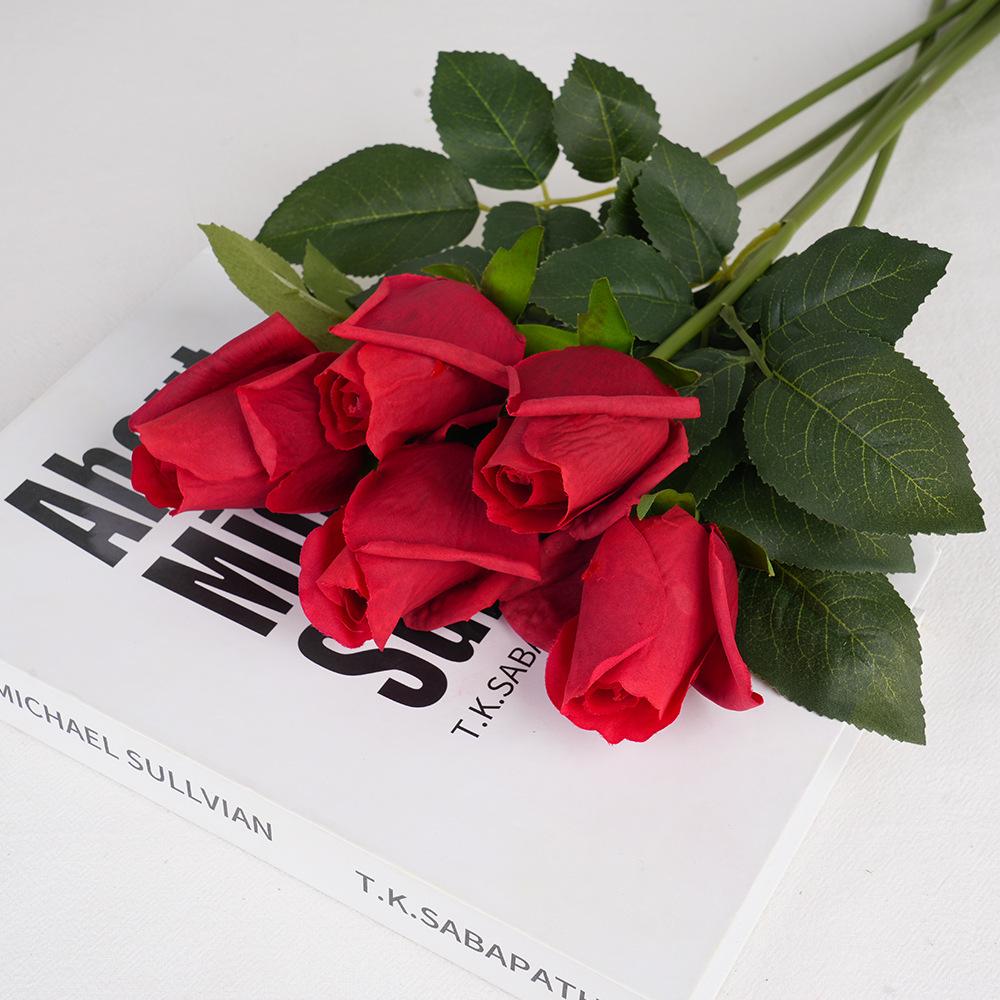 

Почувствуйте увлажнение бутона розы имитация цветка одиночная роза украшение дома подарок на день святого валентина бутон розы красный